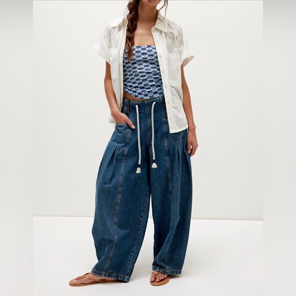 Boulevard Printed Tube NWOT blue vista combo - Picture 7 of 7